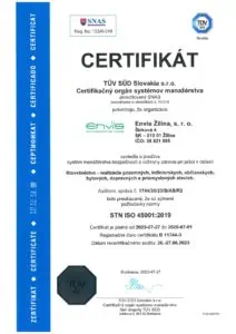 Certifikat ISO 45001